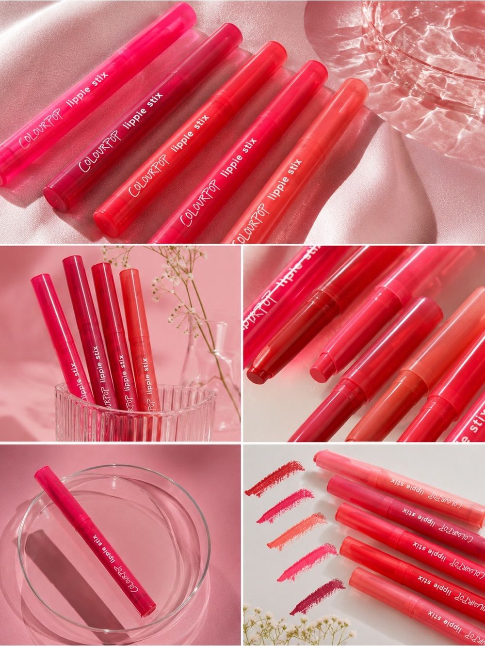 ColourPop Lippie Stix Set – Assorted Pink & Coral Shades